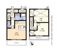 神奈川県横浜市港北区高田東4(一戸建)の賃貸物件の間取り