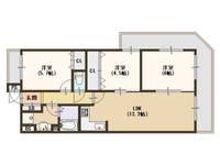 大阪府大阪市住之江区新北島3(マンション)の賃貸物件の間取り