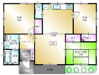 多賀台ヒルズアパート7号棟の間取り