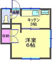 アルファ荘の間取り