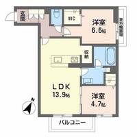 物件の間取り画像