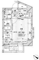 パレステュディオ新宿都庁前の間取り