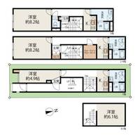 東京都目黒区目黒本町4(マンション)の賃貸物件の間取り