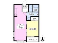 南宮ハイツの間取り