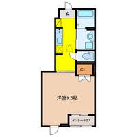 岐阜県大垣市南若森5(アパート)の賃貸物件の間取り