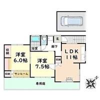 愛知県名古屋市緑区大高町字鷲津(一戸建)の賃貸物件の間取り