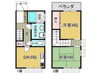 大阪府大阪市鶴見区横堤2(一戸建)の賃貸物件の間取り