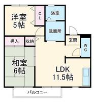 物件の間取り画像