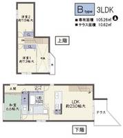 京都府京都市中京区蛸薬師町(マンション)の賃貸物件の間取り