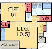 カーサ アルバーダAの間取り