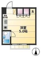 東京都渋谷区恵比寿3(マンション)の賃貸物件の間取り