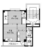 徳島県小松島市立江町字松本(マンション)の賃貸物件の間取り
