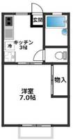 サンシティ柏木の間取り