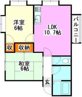 物件の間取り画像