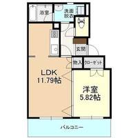 ドリームタウン三和B棟の間取り