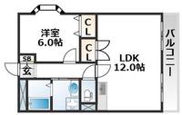 大阪府大阪市東淀川区豊里7(マンション)の賃貸物件の間取り