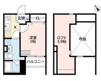 兵庫県明石市野々上3(アパート)の賃貸物件の間取り