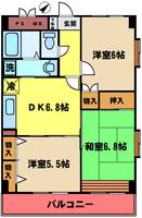 クレオ21マンションの間取り