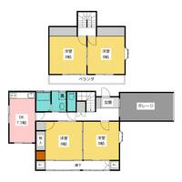 愛知県日進市岩藤町一ノ井(一戸建)の賃貸物件の間取り