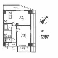 東京都品川区南大井2(マンション)の賃貸物件の間取り