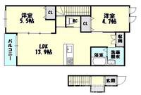 物件の間取り画像