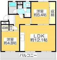 ヴィラナリー屋島4号棟の間取り