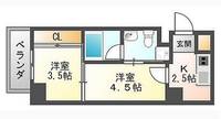ルネッサンス21薬院サウスの間取り