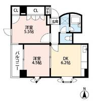 東京都荒川区東日暮里4(マンション)の賃貸物件の間取り