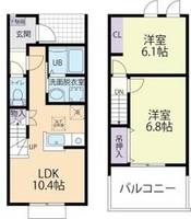 La Poire(ラ プワール)Bの間取り