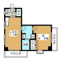 クレール浅野の間取り