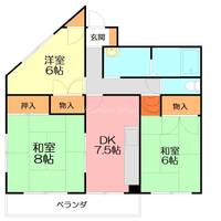 神奈川県藤沢市辻堂6(マンション)の賃貸物件の間取り
