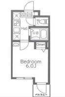 ロワール鶴見花月園前の間取り