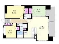 リソシエ四条クロスコートの間取り