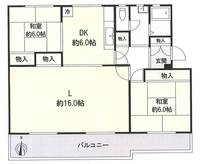高島平第二住宅15号棟の間取り