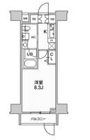 東京都台東区日本堤2(マンション)の賃貸物件の間取り