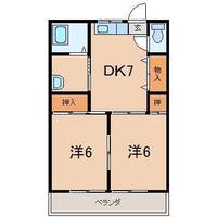 コーポみたけの間取り