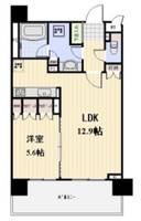 東京都大田区大森西2(マンション)の賃貸物件の間取り