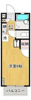 第1レクコーポ舞浜Bの間取り