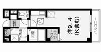 広島県福山市松浜町3(アパート)の賃貸物件の間取り