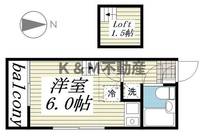 ジュネパレス松戸第84の間取り