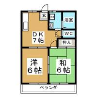 サマックス若林Aの間取り