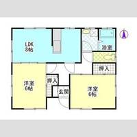 栃木県宇都宮市宮の内3(一戸建)の賃貸物件の間取り