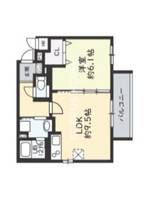 大阪府大阪市阿倍野区松崎町2(マンション)の賃貸物件の間取り