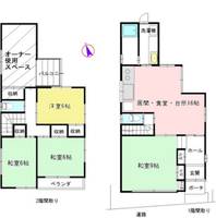 東京都中野区上高田2(一戸建)の賃貸物件の間取り