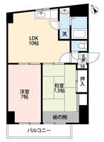 アイエフ水前寺の間取り
