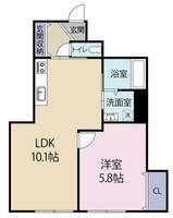 埼玉県さいたま市浦和区本太5(アパート)の賃貸物件の間取り