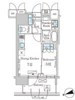 東京都台東区北上野1(マンション)の賃貸物件の間取り