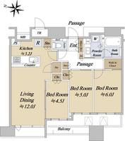 物件の間取り画像