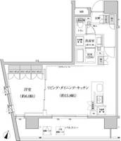 パークハビオ渋谷本町レジデンスの間取り
