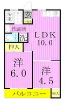 関原ロイヤルハイツIの間取り